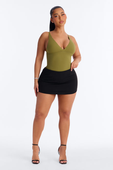 Yara Seamless Bodysuit - Olive