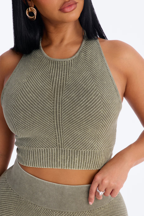 High Function Seamless Legging Set - Olive