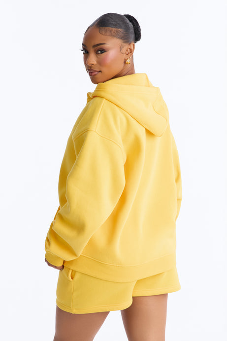 Play No Games Sweatshirt Zip Up - Yellow