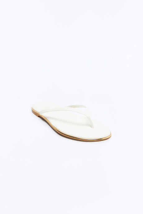 Mimi Flip Flops - White