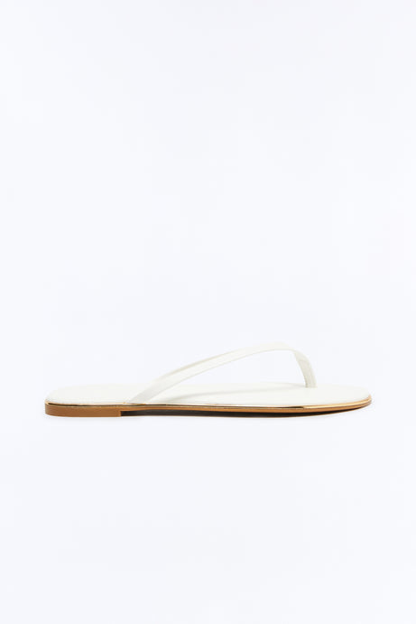 Mimi Flip Flops - White