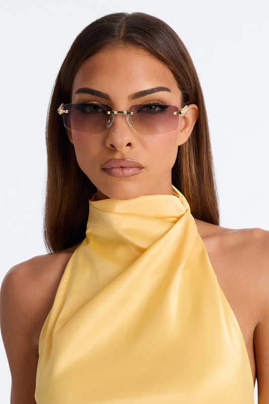 All Lore Square Sunglasses - Gold/combo
