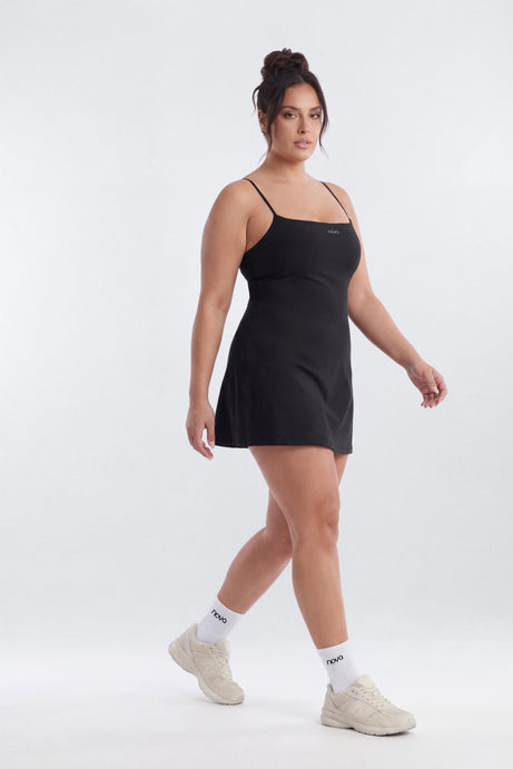 AirSculpt™ 2-in-1 Sports Dress - Black