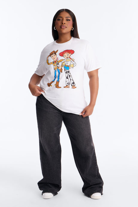 Toy Story Woody And Jessie Tee - White