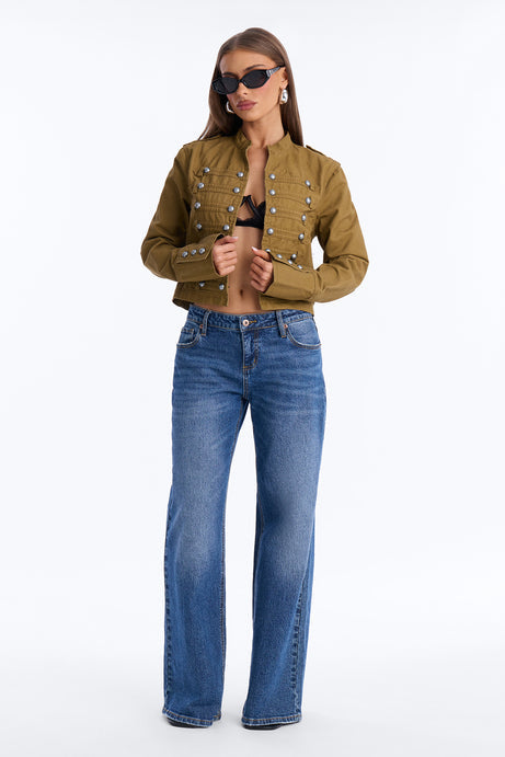 Stand For Something Twill Militant Conductor Jacket - Moss