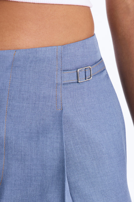 Angela High Rise Trouser Pant 33" - Blue