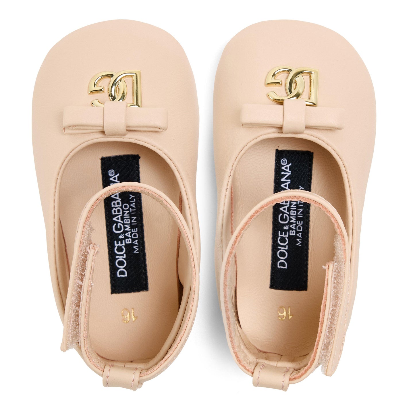 Dolce and Gabbana Kids' Logo Ballet Pumps