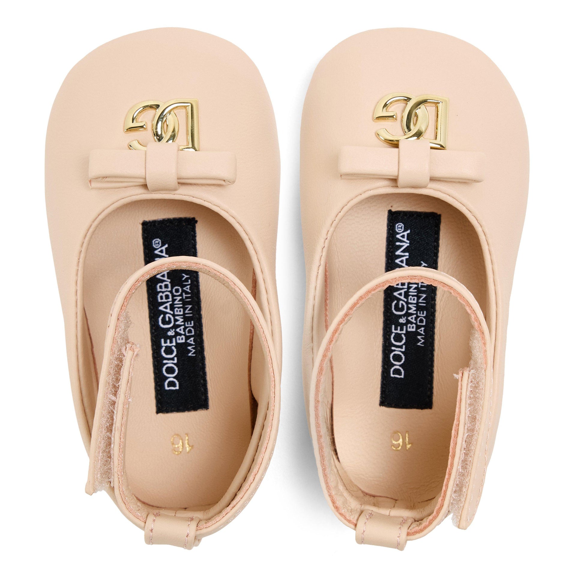 Dolce and Gabbana Kids' Logo Ballet Pumps