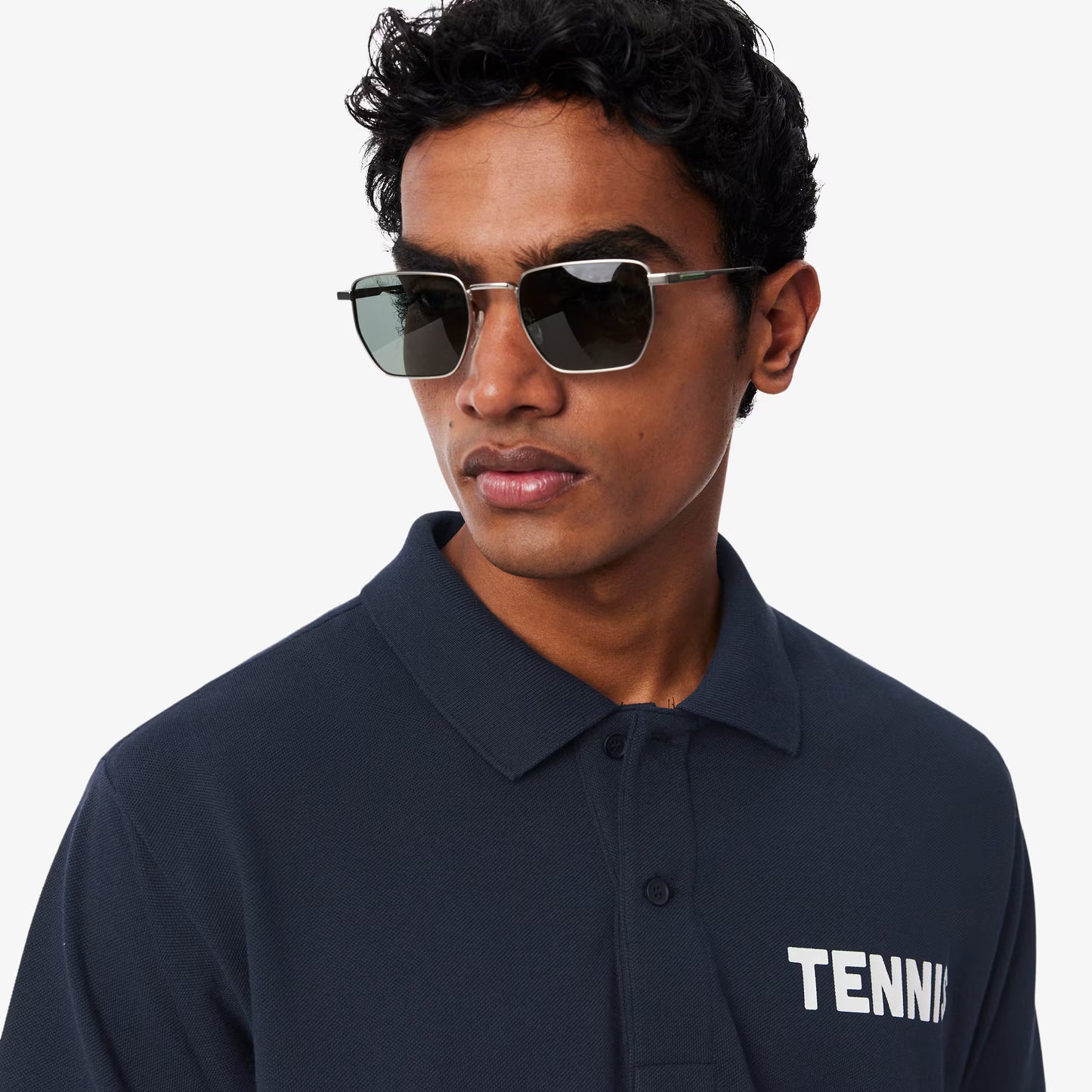Classic Fit Printed Petit Piqué Polo Shirt