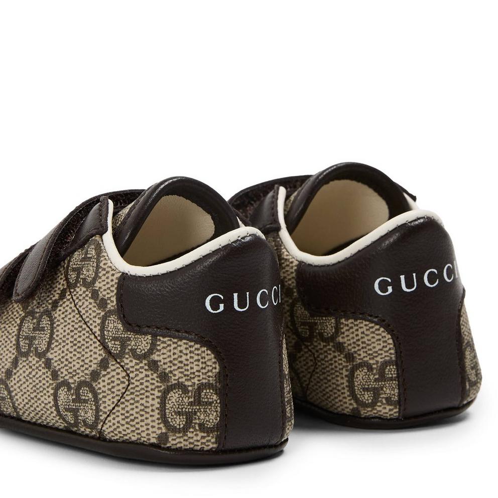 Gucci Unisex Kids GG Crib Shoes