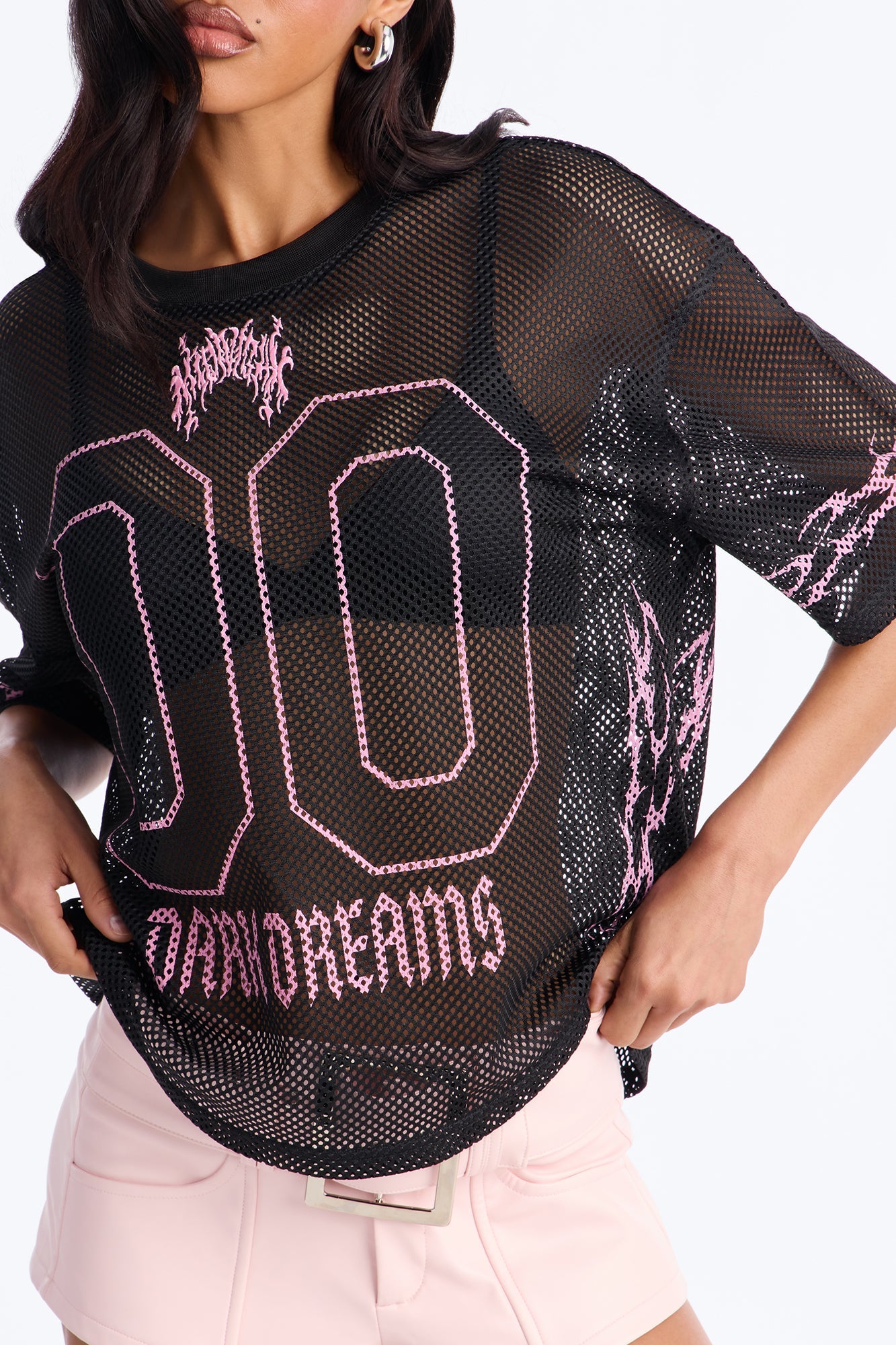 Dark Dreamer Open Mesh Jersey - Black