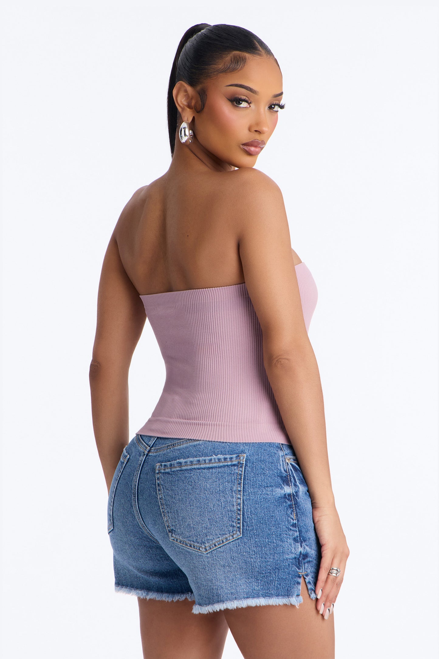 Kimberly Seamless Tube Top - Lilac