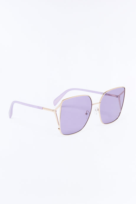Sweeter Days Square Sunglasses - Purple