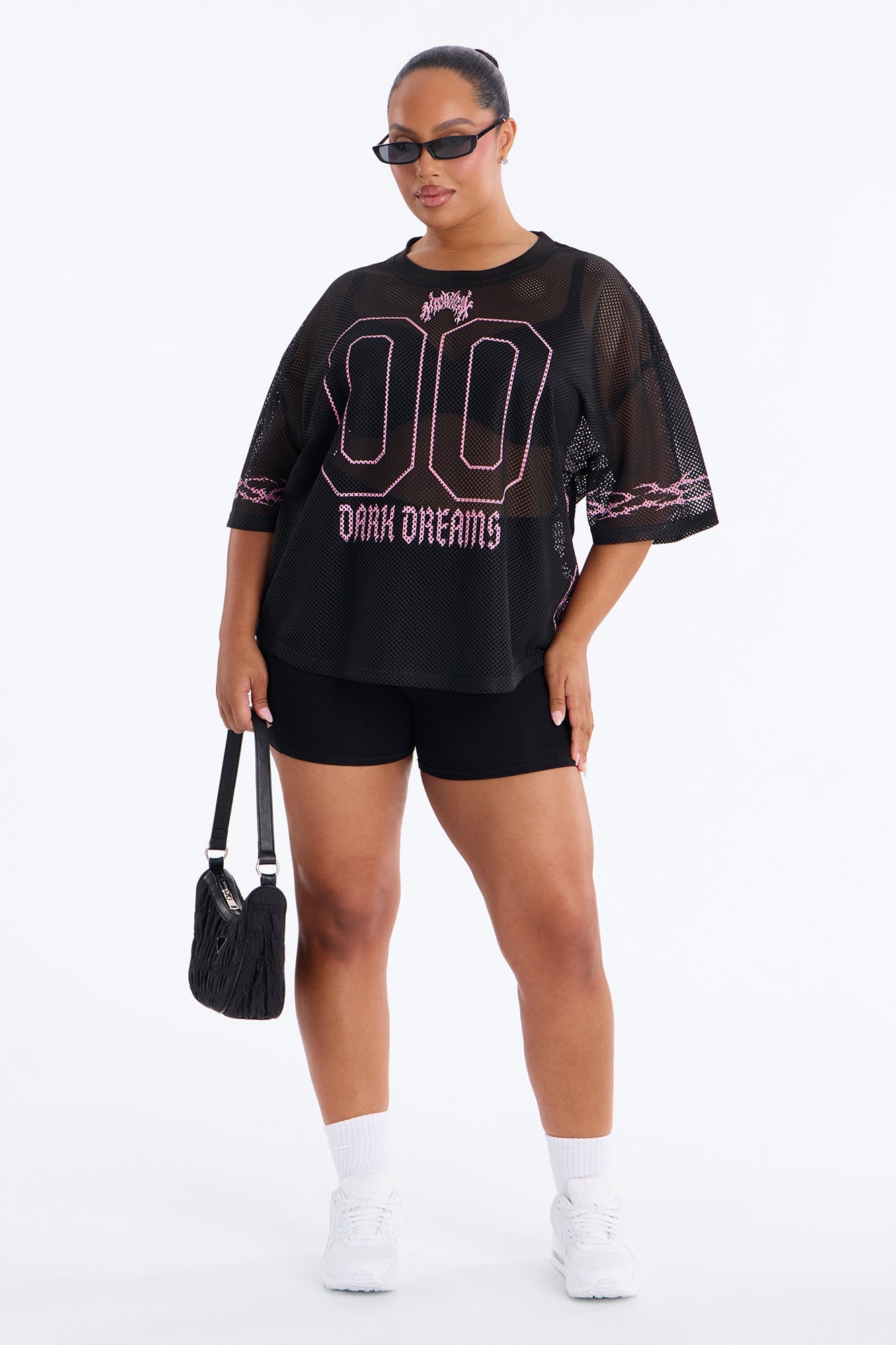 Dark Dreamer Open Mesh Jersey - Black