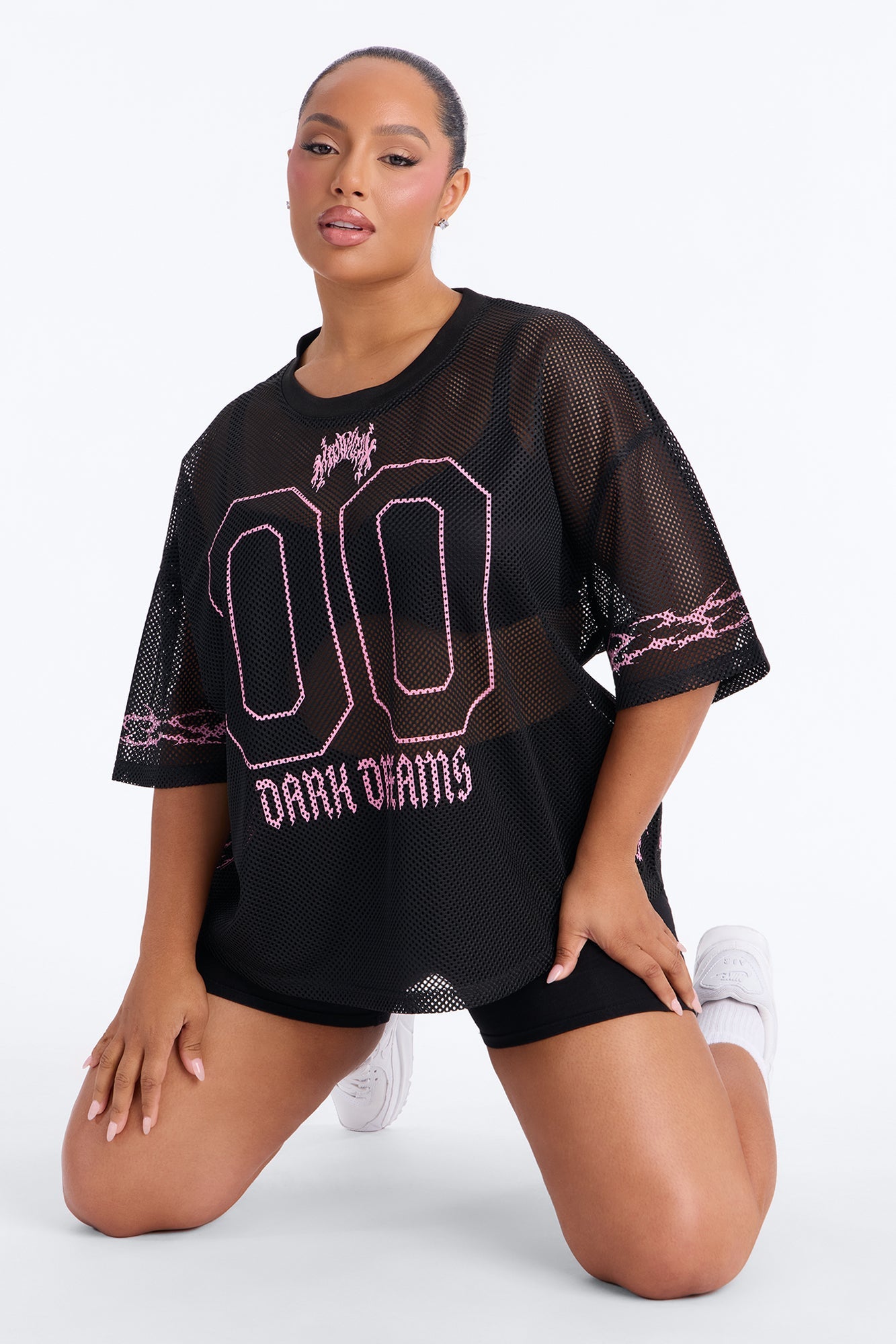 Dark Dreamer Open Mesh Jersey - Black