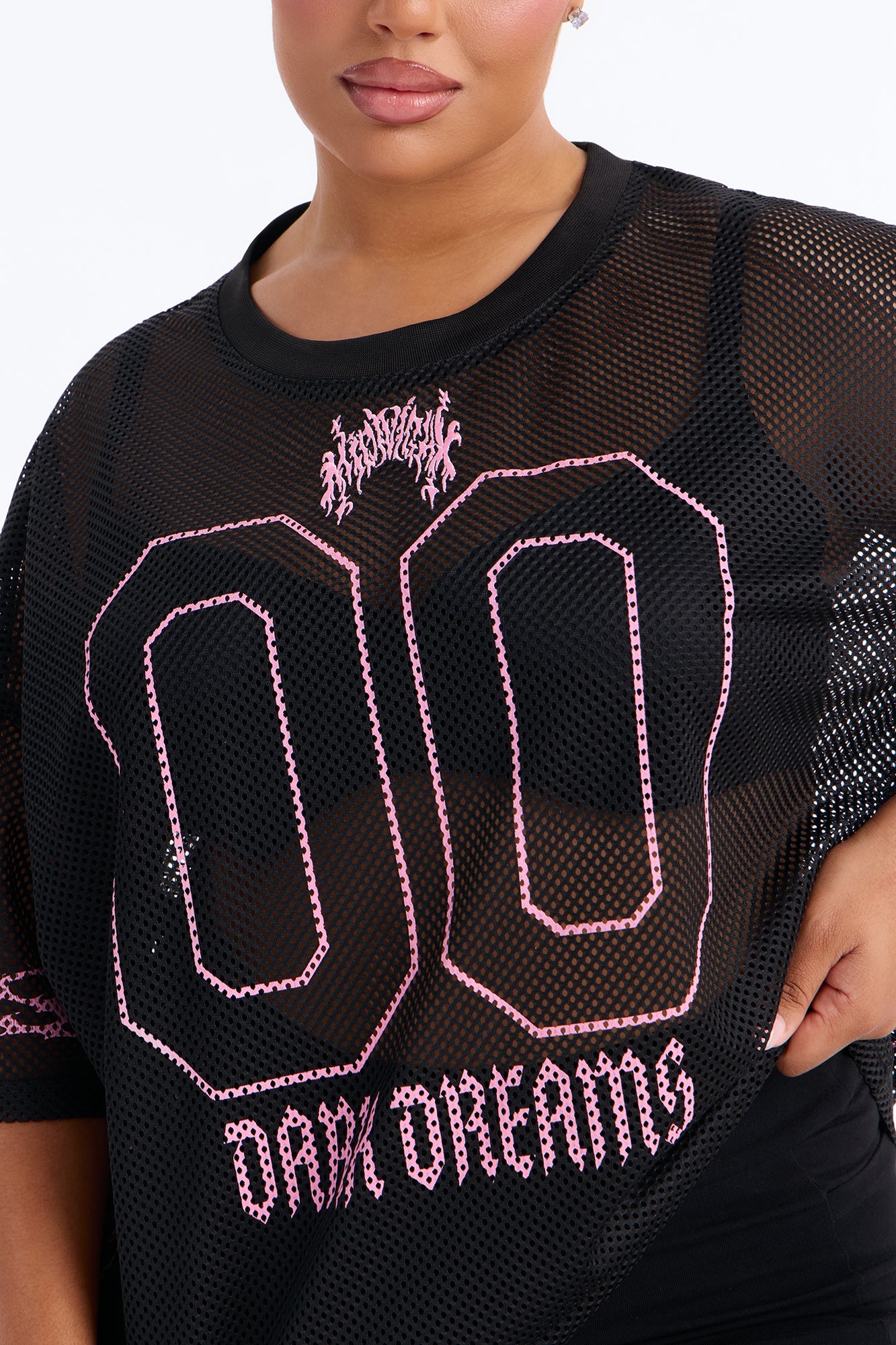 Dark Dreamer Open Mesh Jersey - Black