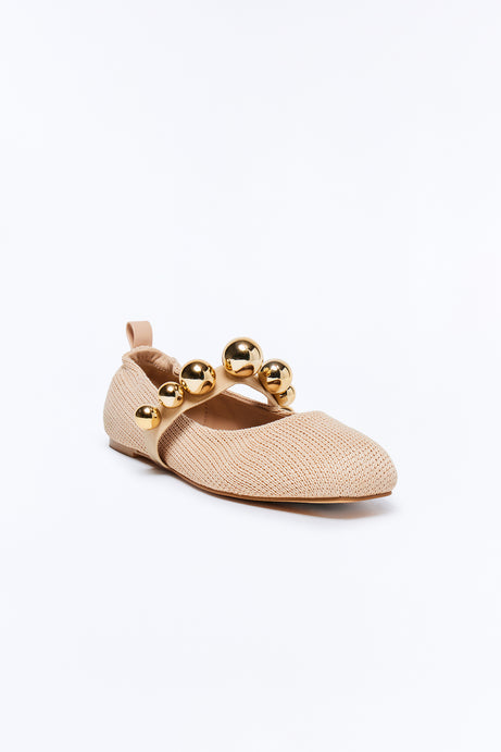 Kember Hardware Raffia Flats - Natural