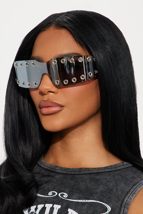 Rockstar Wifey Sunglasses - Silver
