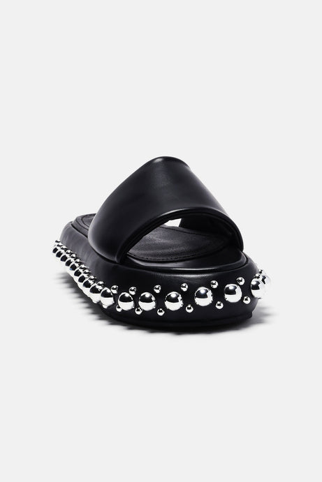 That's All I Got Studded Slides - Black