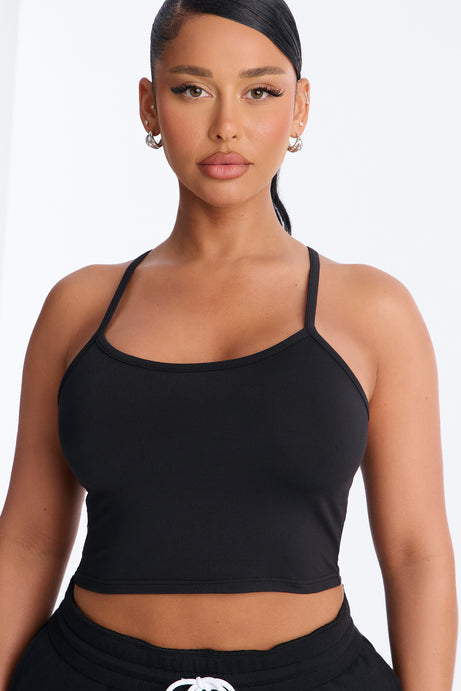 Tiana Wide Leg Pant Set - Black
