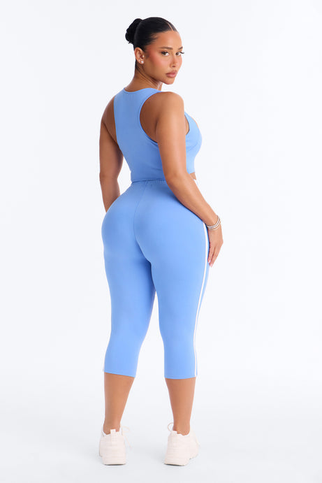 Athena Capri Set - Blue/combo