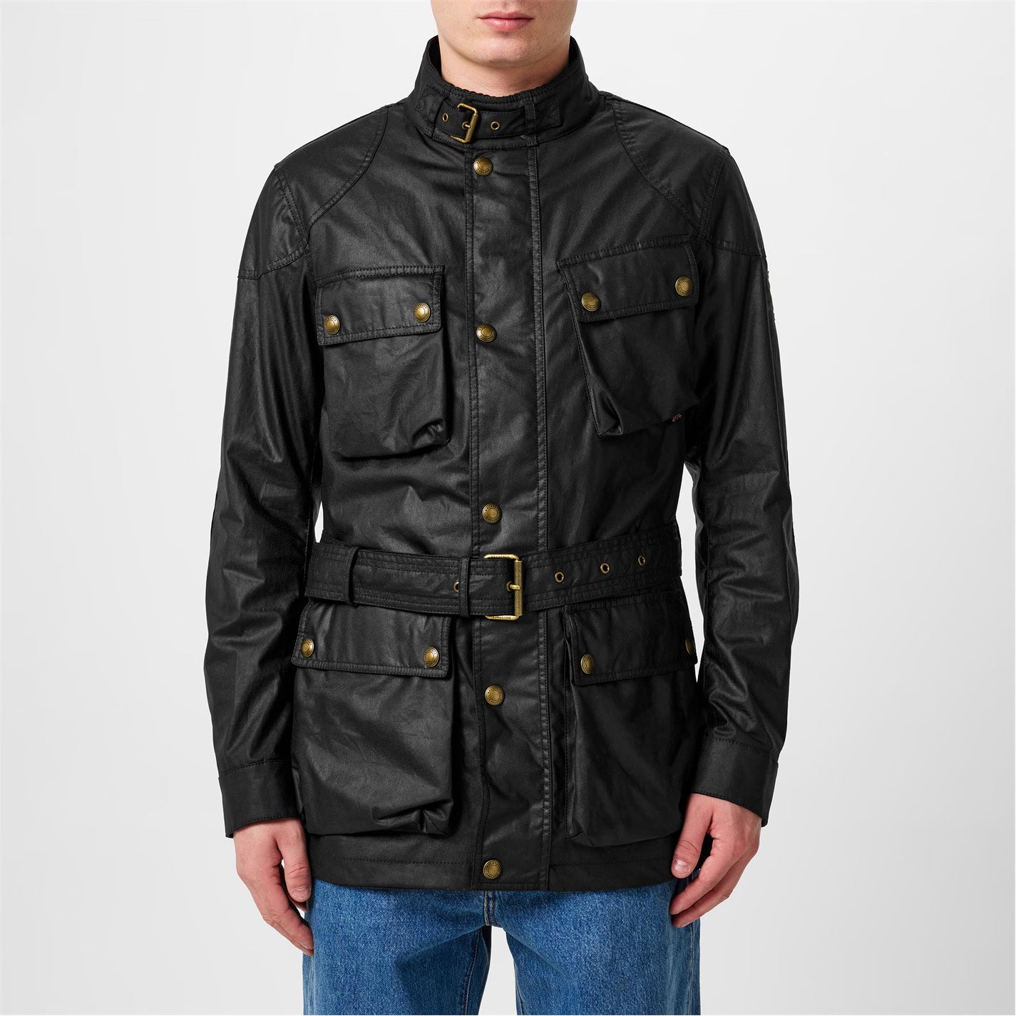 Men's Trialmaster Water and Wind Resistant Waxed Cotton Long Sleeve Wax Jacket