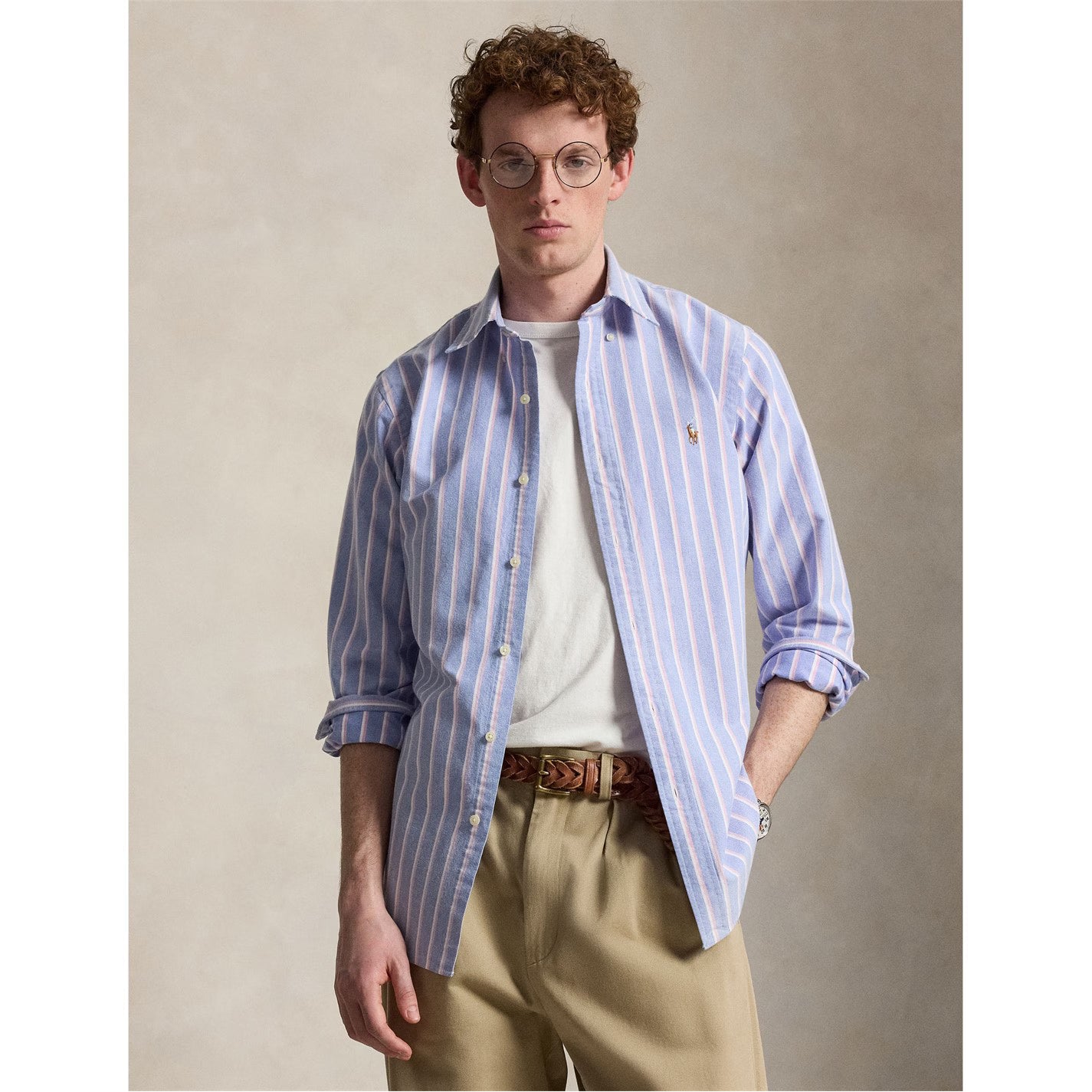 Men's Long Sleeve Oxford Shirt