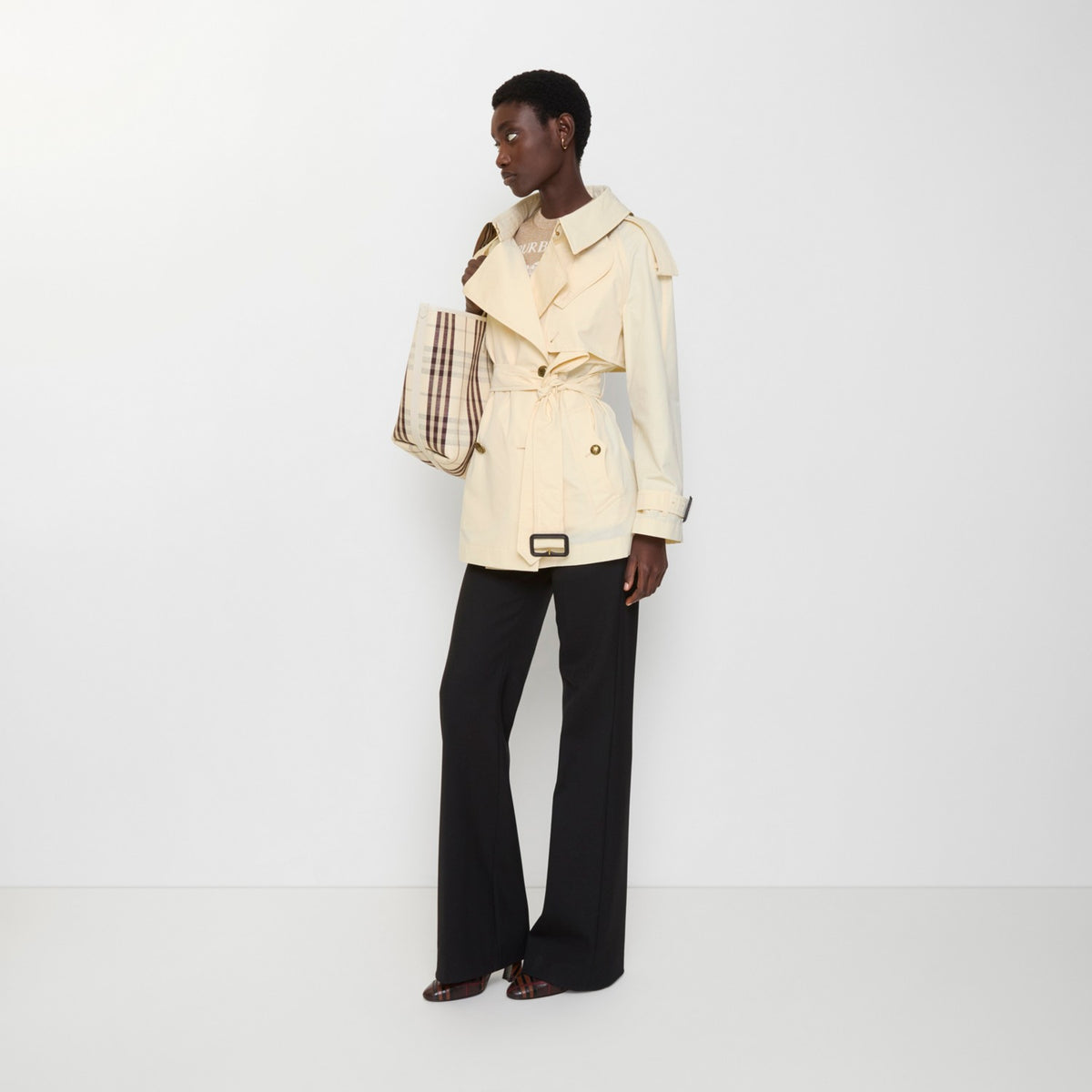 Short Lightweight Cotton Fitzrovia Trench Coat