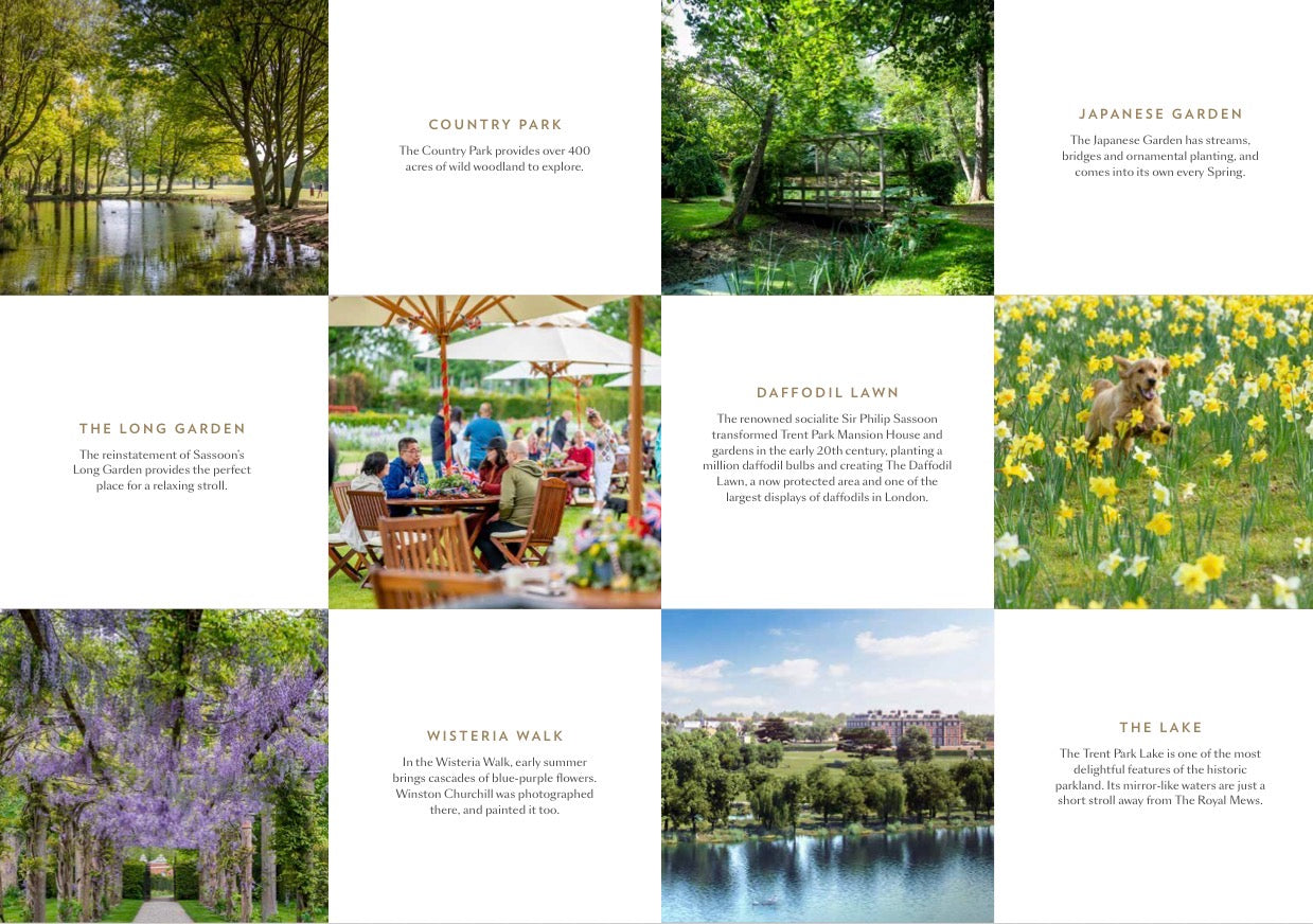 Trent Park — 1 2 3 4 and 5 Bedroom Family Homes — Luxury Town Houses — Apartments — Duplexes — Historic Country Estate — Modern Wellness Amenities — Enfield London — New ✨