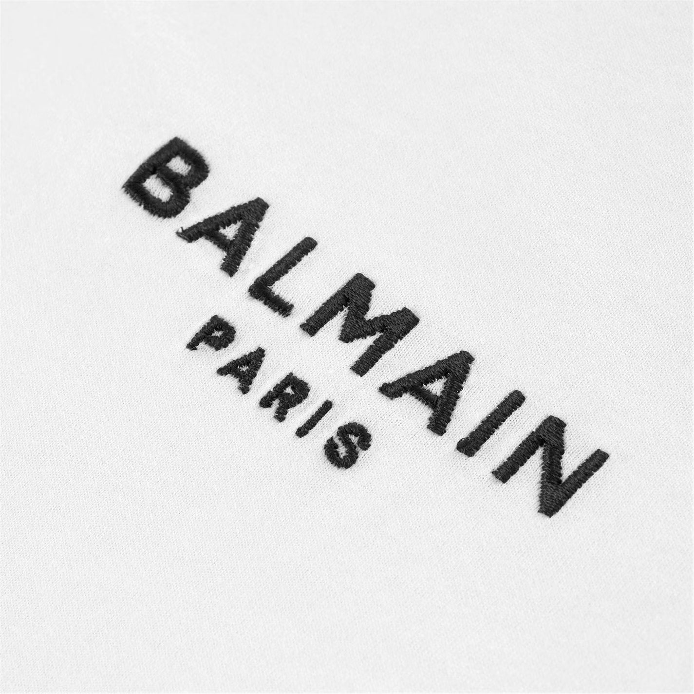 BALMAIN Men's Cotton Chest Logo T-Shirt