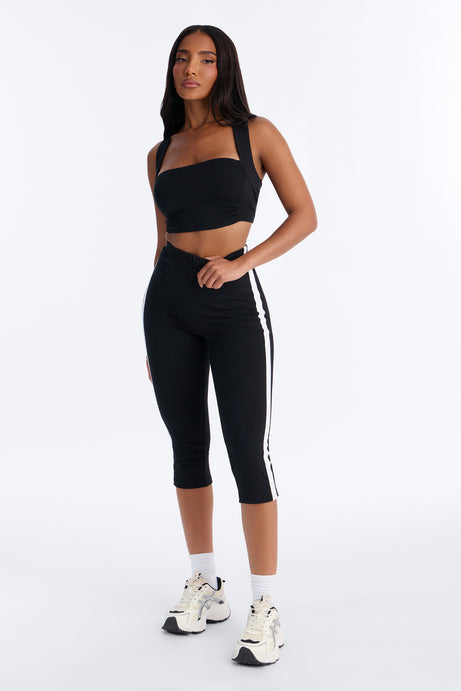 Athena Capri Set - Black/White