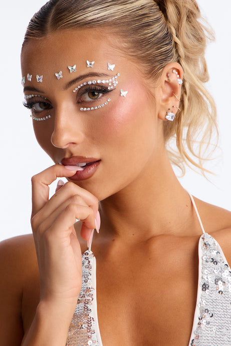 Like Raindrops Eye Gem Stickers - Clear