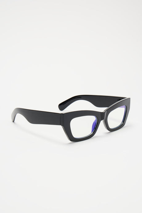 Trendiest In The Office Blue Light Glasses - Black