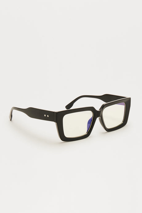 Intimidated Much Blue Light Glasses - Black