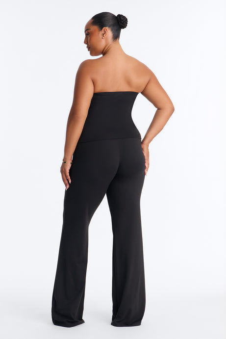 Just Vibes Strapless Pant Set - Black