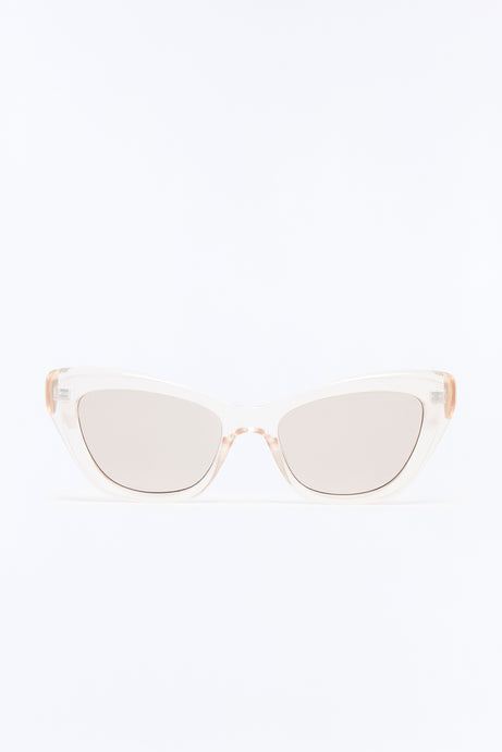 Give It One More Time Sunglasses - Nude