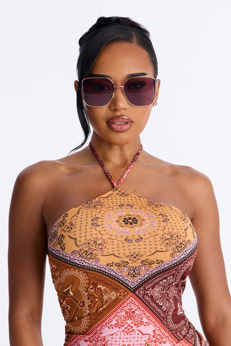 Sweeter Days Square Sunglasses - Purple