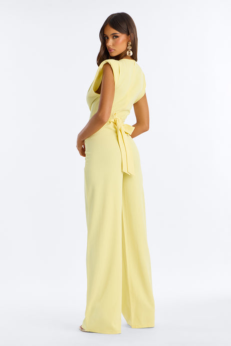 On Point Jumpsuit - Yellow