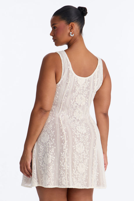Eloise Sleeveless Lace Mini Dress
