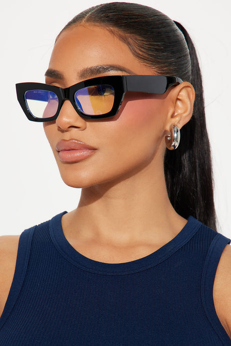 Trendiest In The Office Blue Light Glasses - Black