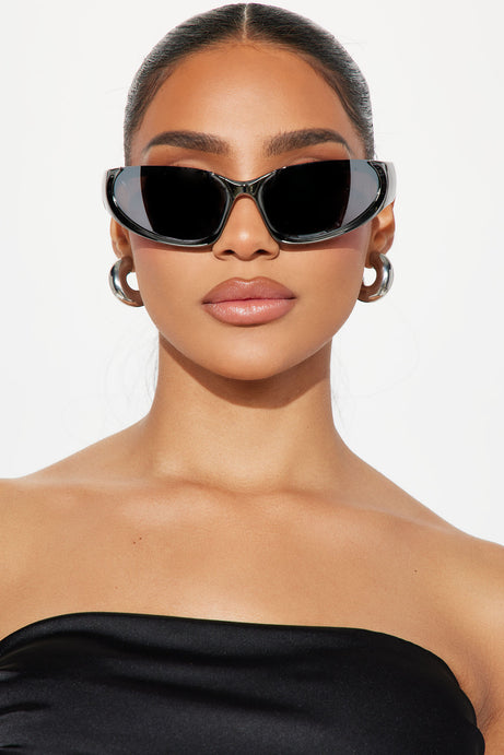 Rave About It Sunglasses - Gunmetal