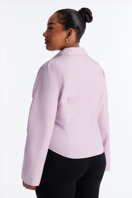 Morgan Poplin Shirt - Lilac