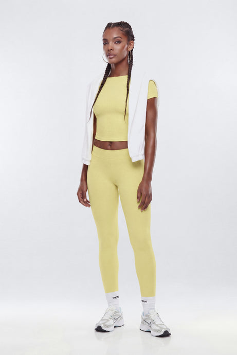 CloudForm™ 25″ Low Rise Legging - Yellow
