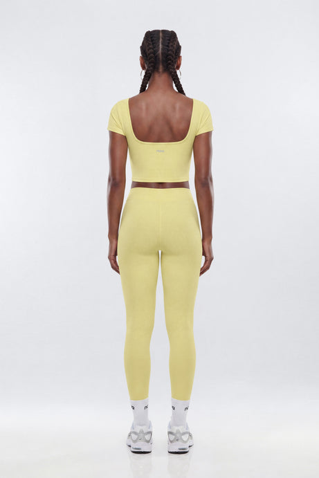 CloudForm™ 25″ Low Rise Legging - Yellow