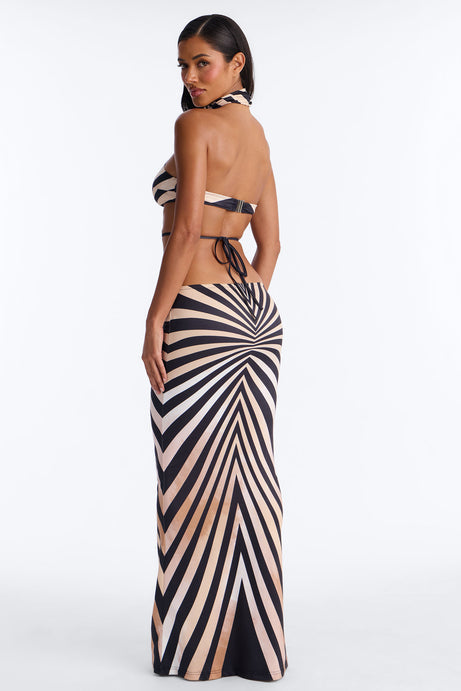 Can't Keep Up Maxi Dress - Black/combo