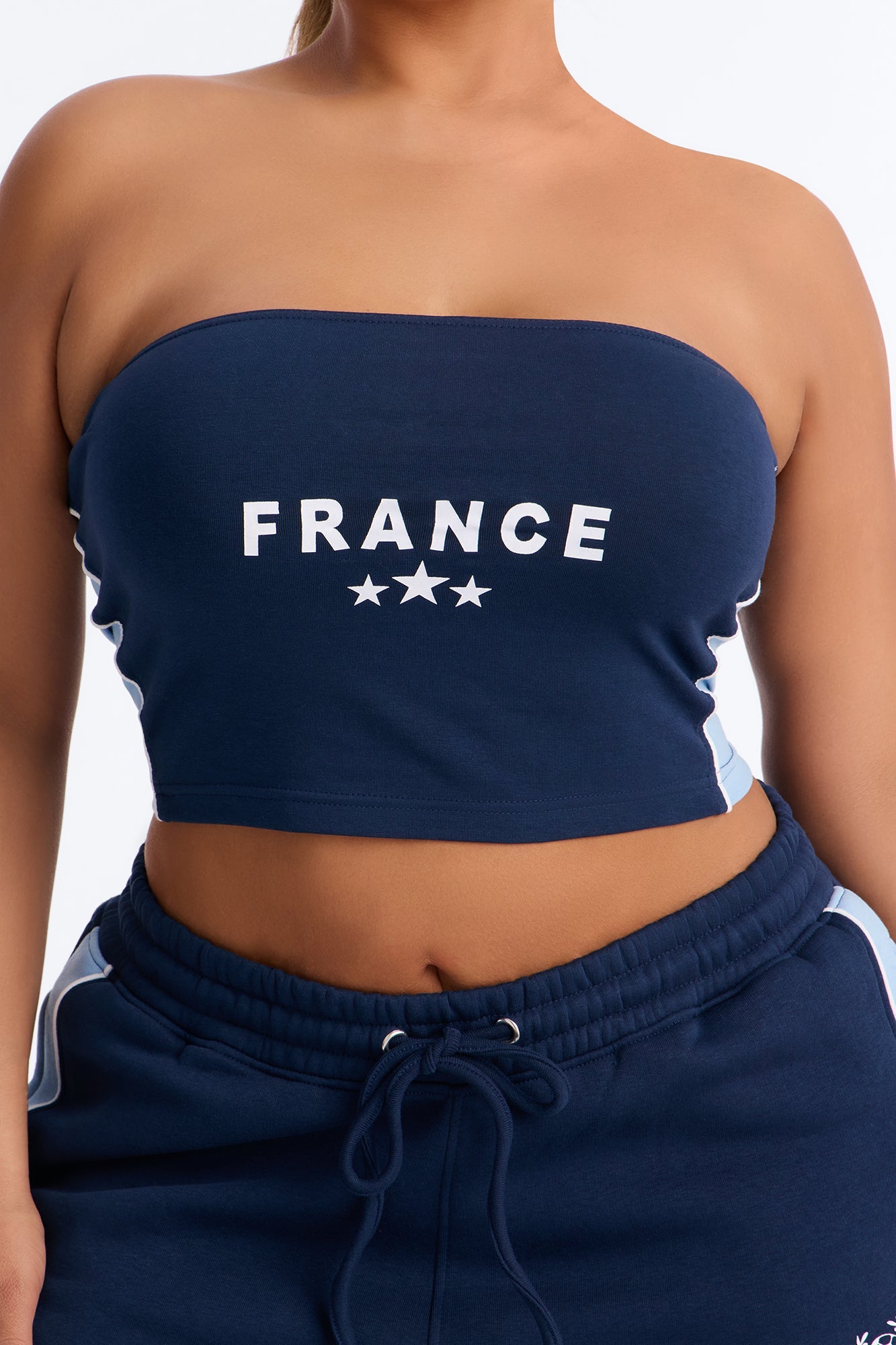 Team France Fleece Pant Set - Navy
