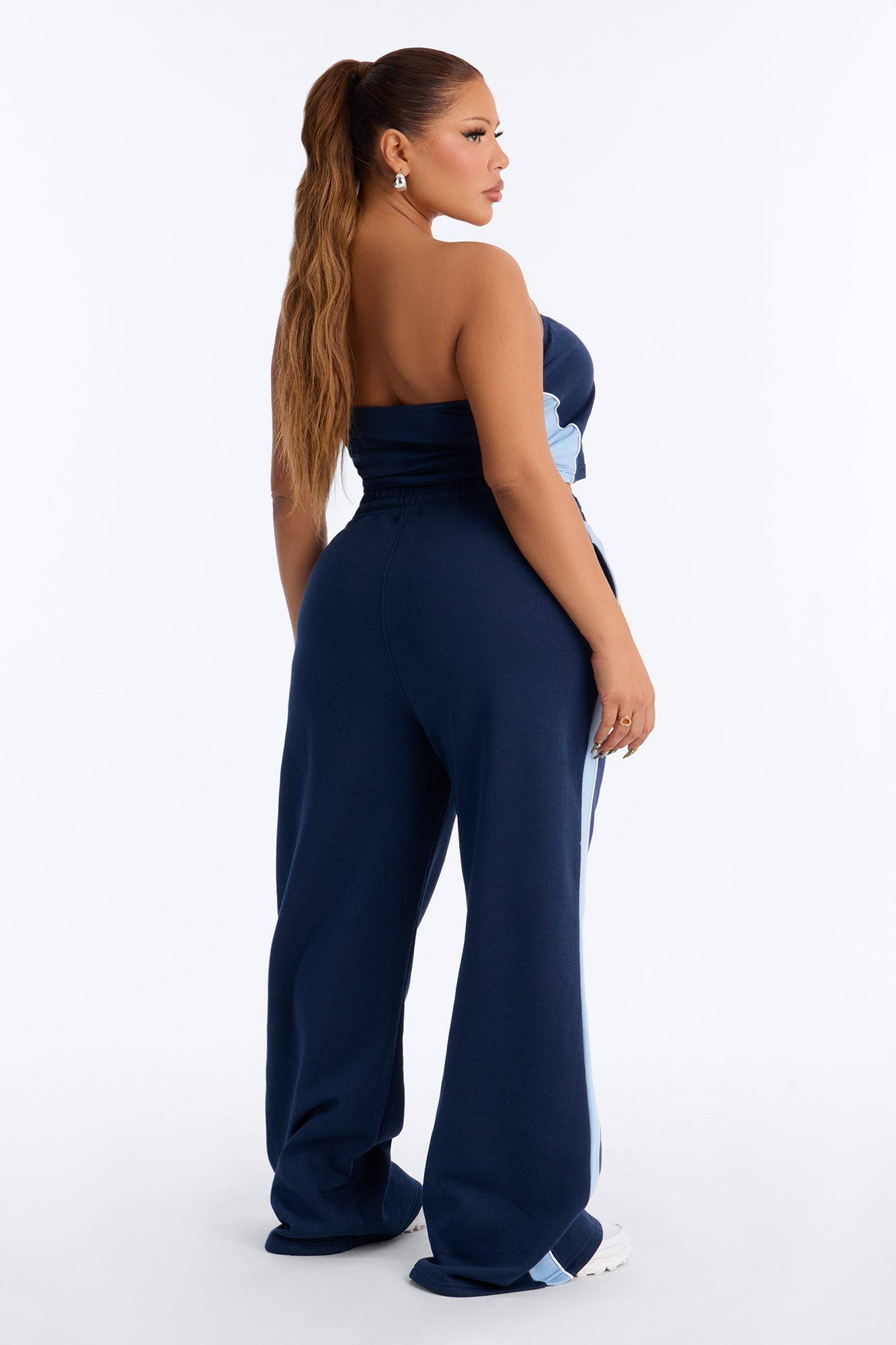 Team France Fleece Pant Set - Navy