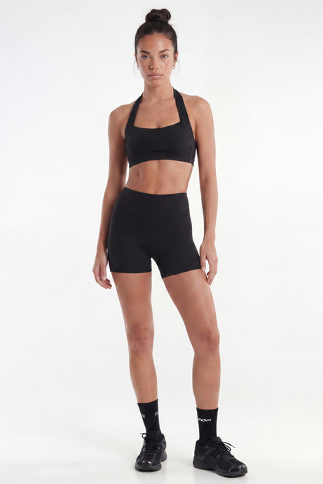ButterSoft 4″ Hidden Pocket Biker Shorts - Black
