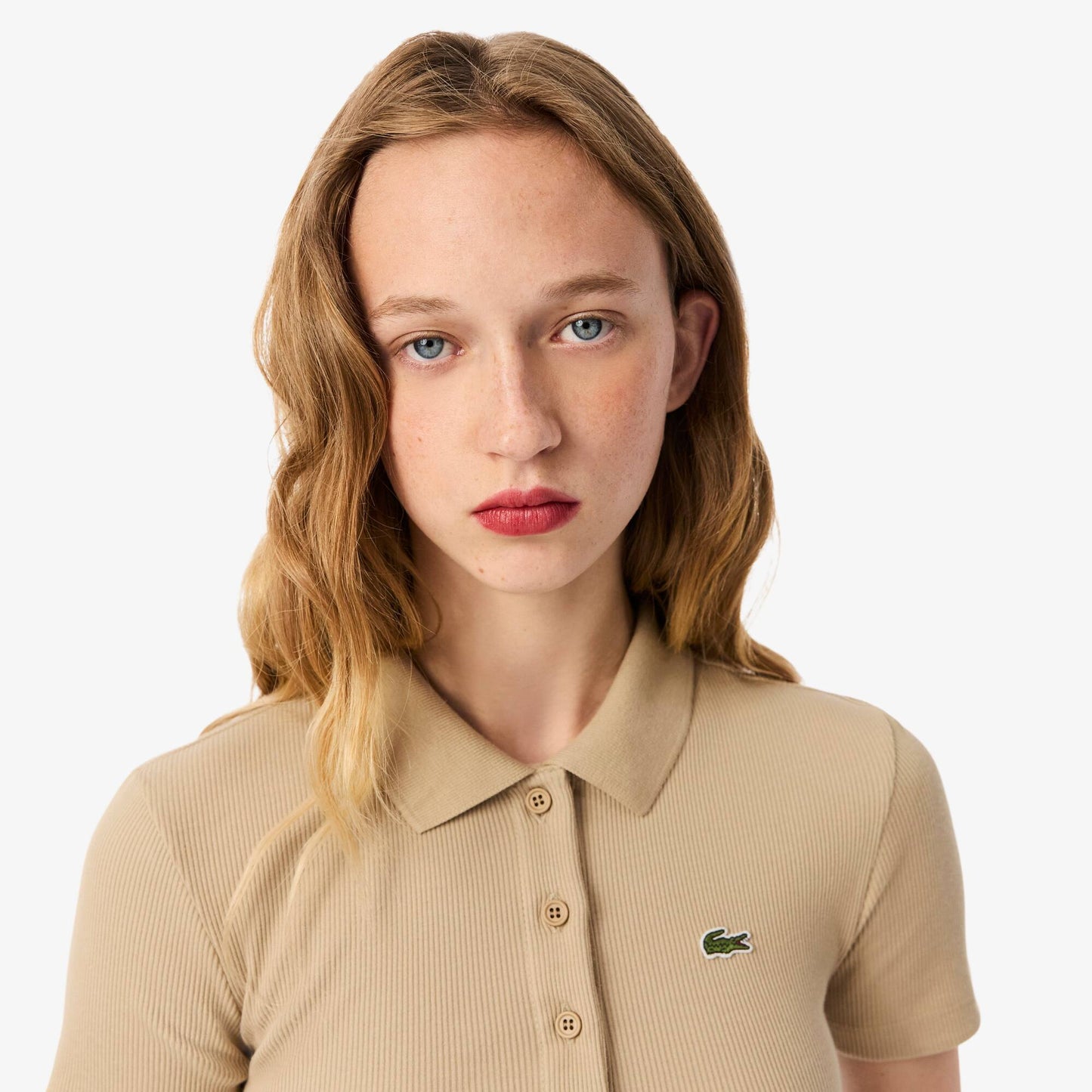 Slim Fit L.12.D Ribbed Cotton Polo Shirt
