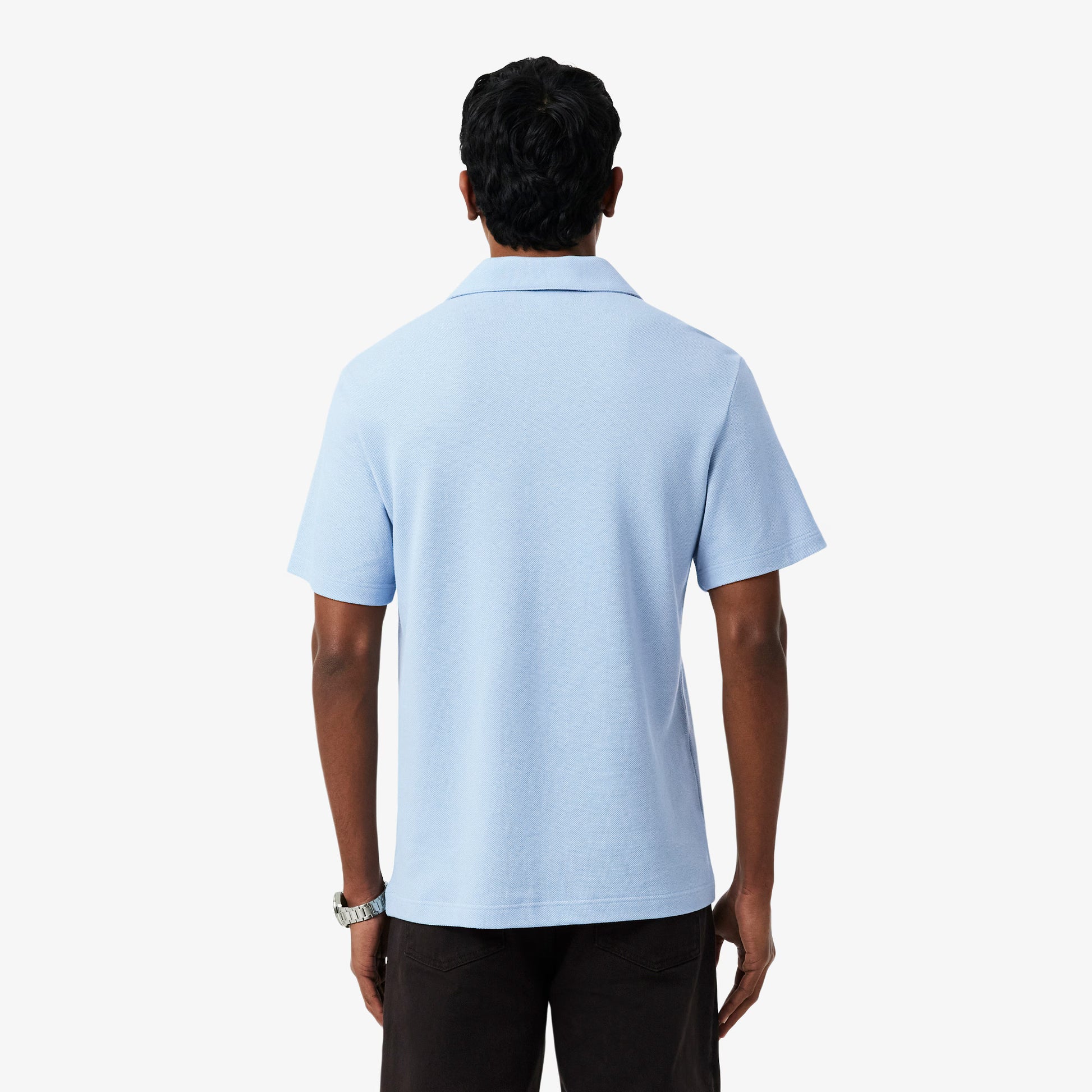 Classic Fit Cotton-Linen Polo Shirt